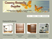 Tablet Screenshot of countrybutterflysupplies.com